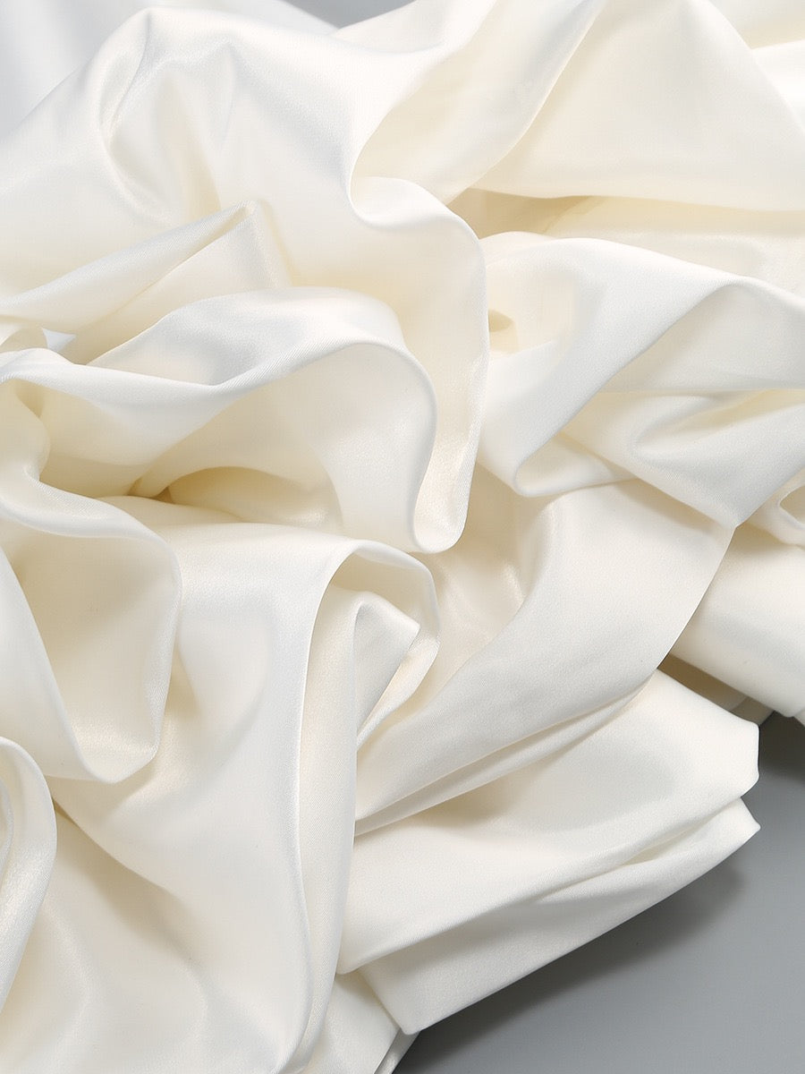 kurzes Rüschen Minikleid