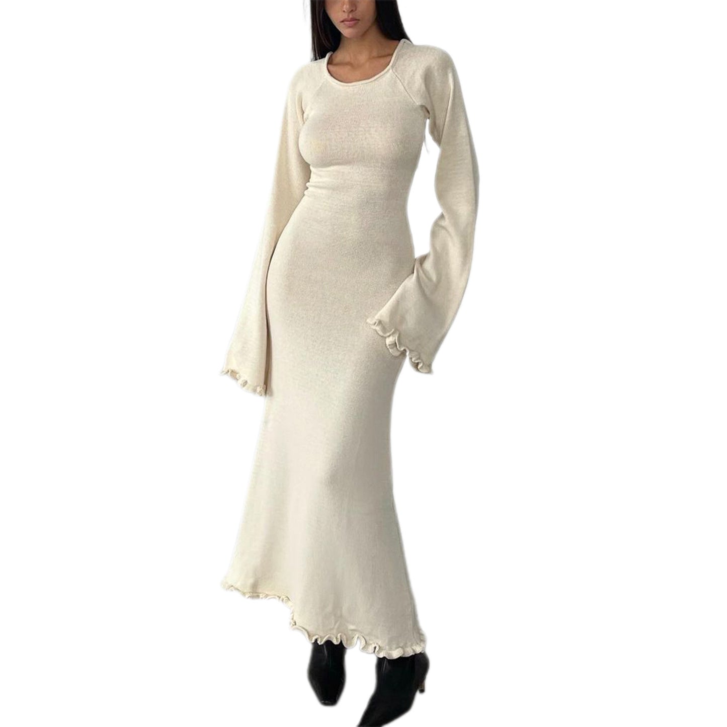 langes Bangkok Kleid, rückenfrei