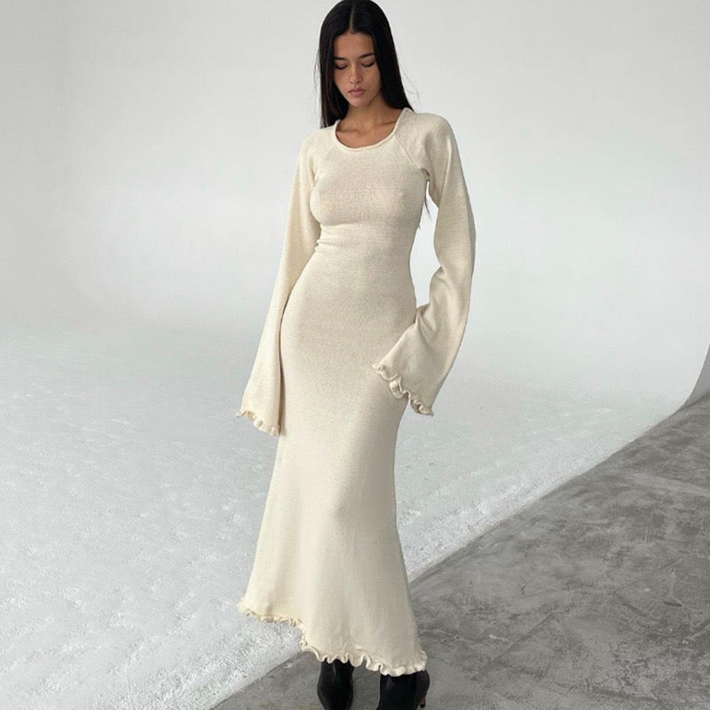 langes Bangkok Kleid, rückenfrei