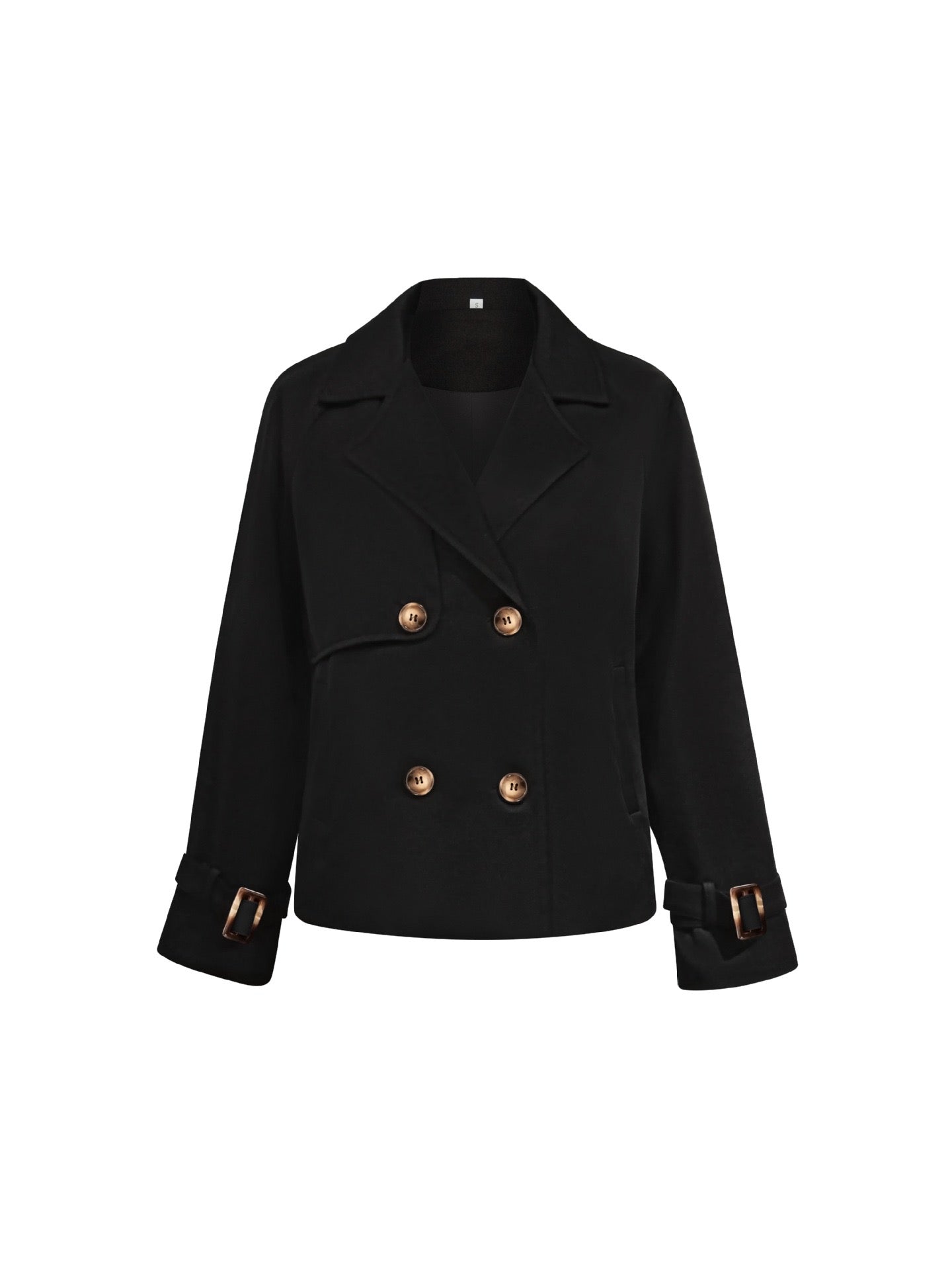 Elegante Übergangsjacke kurz mit Knöpfen