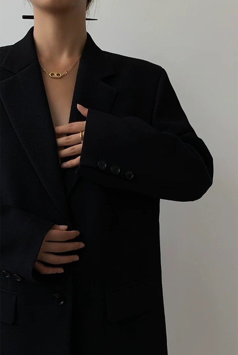 Blazer mit Schulterpolster
