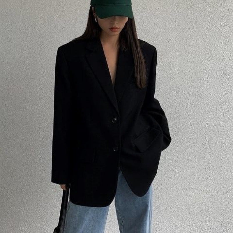 Blazer mit Schulterpolster