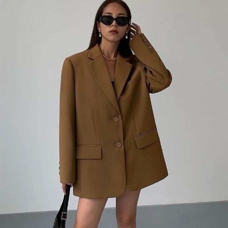 Blazer mit Schulterpolster