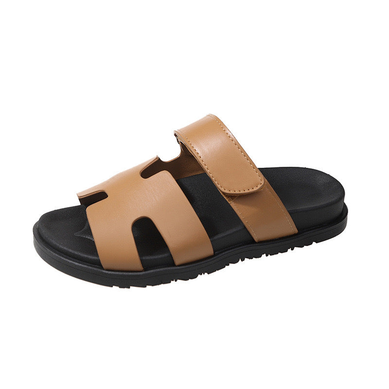 Plateau Sandalen mit Klettverschluss