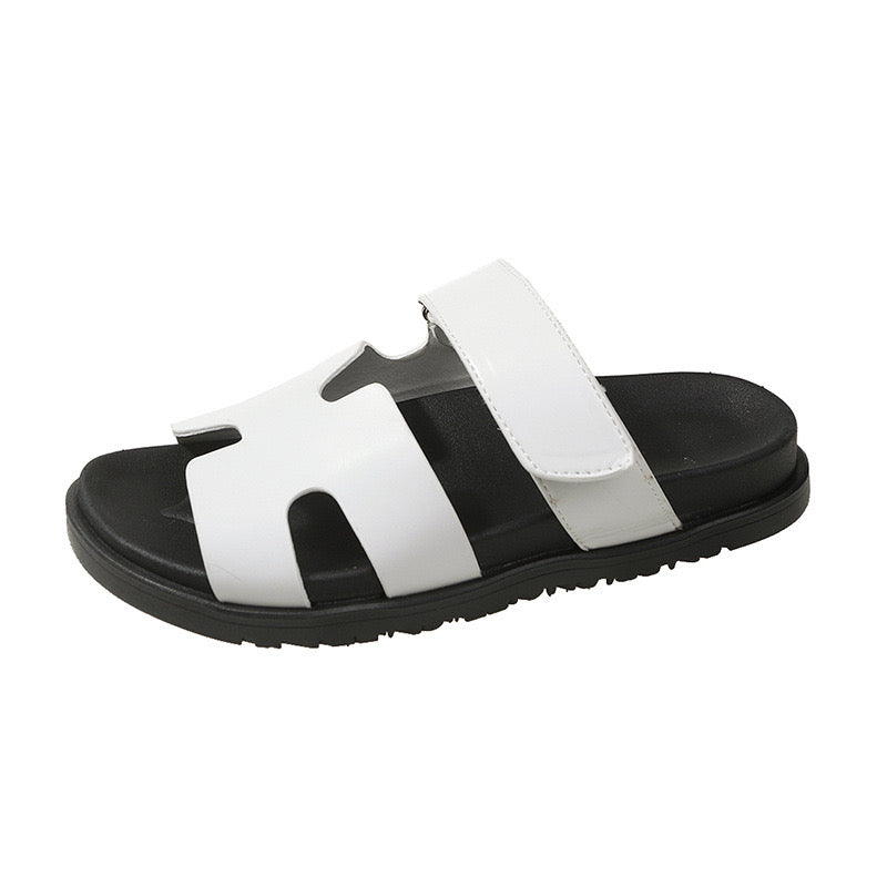 Plateau Sandalen mit Klettverschluss