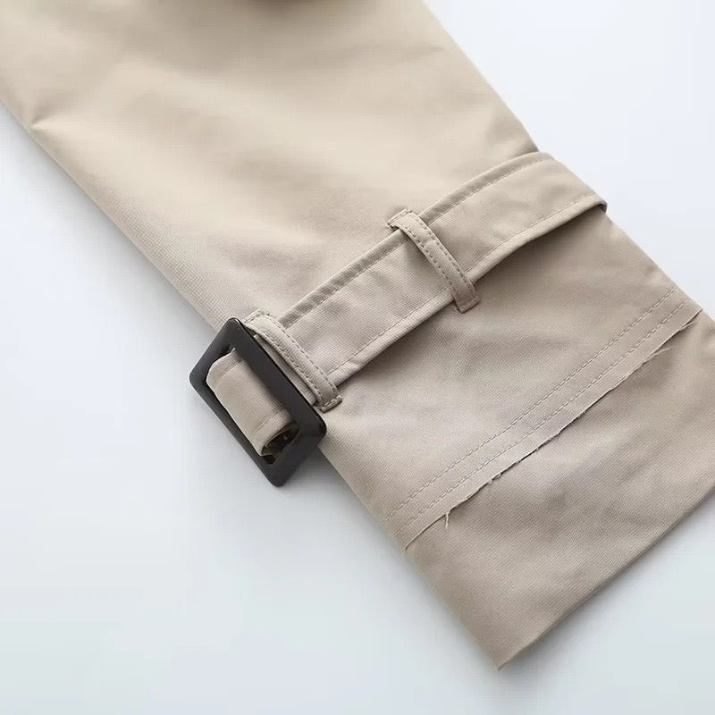 cropped Trenchcoat, beige