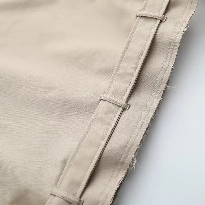 cropped Trenchcoat, beige
