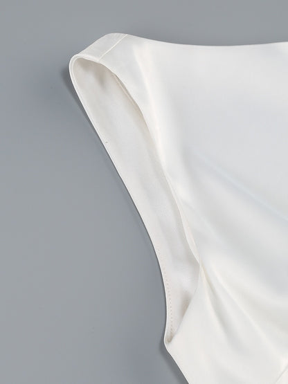 kurzes Rüschen Minikleid