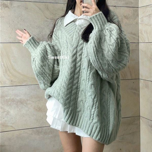 Retro Strickpullover