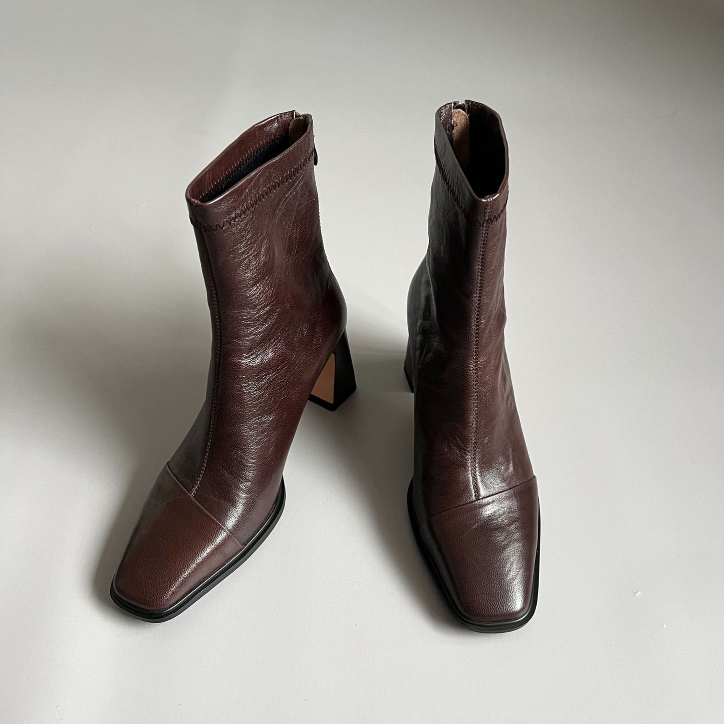 Französische Retro Winterstiefel