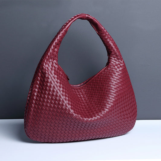 gewebte Ledertasche