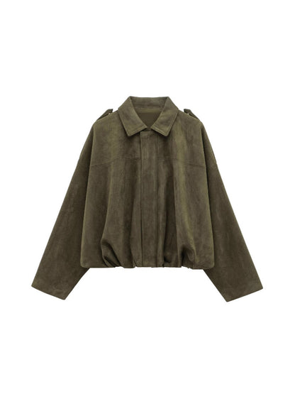 virale Wildlederjacke
