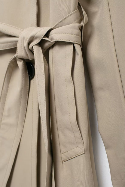 langer  Frühlingstrenchcoat, beige