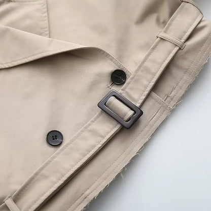 cropped Trenchcoat, beige
