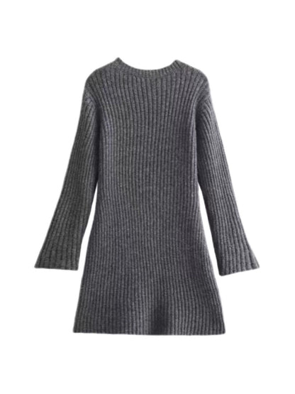 Pullover Kleid, A-Linie