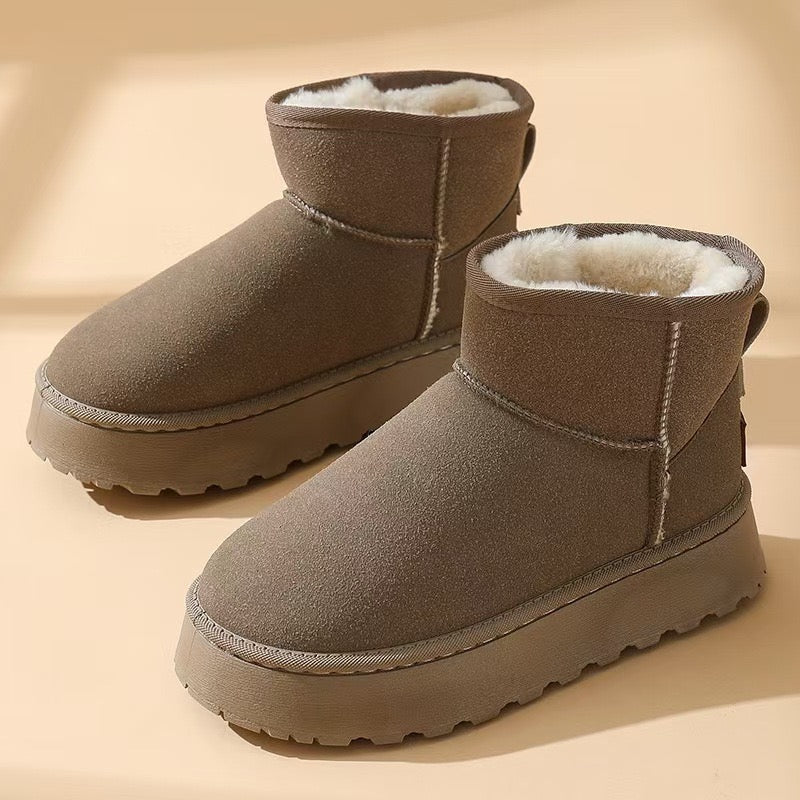 kurze warm gefütterte Winterboots