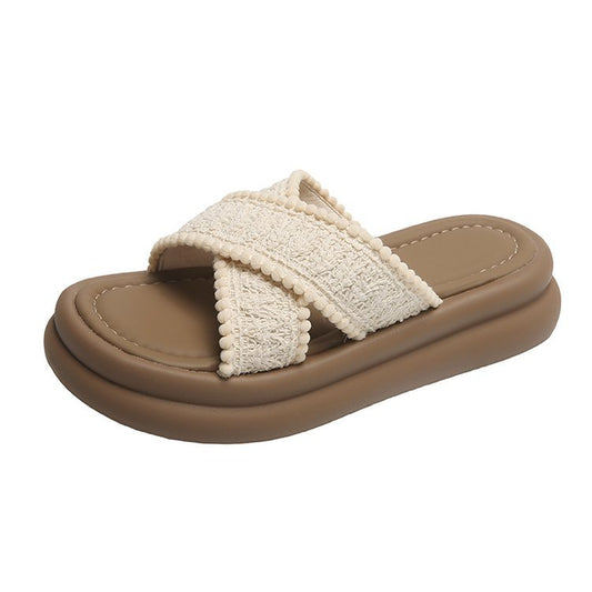 Cross Fashion Strandschuhe dicke Sohle